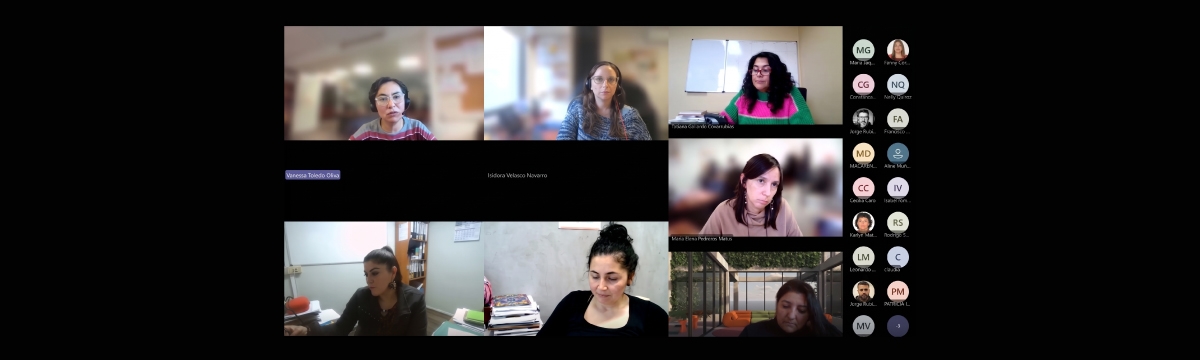 Personas conectadas a una reunión online