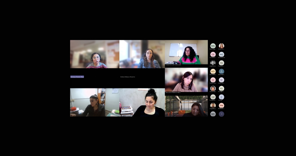 Personas conectadas a una reunión online