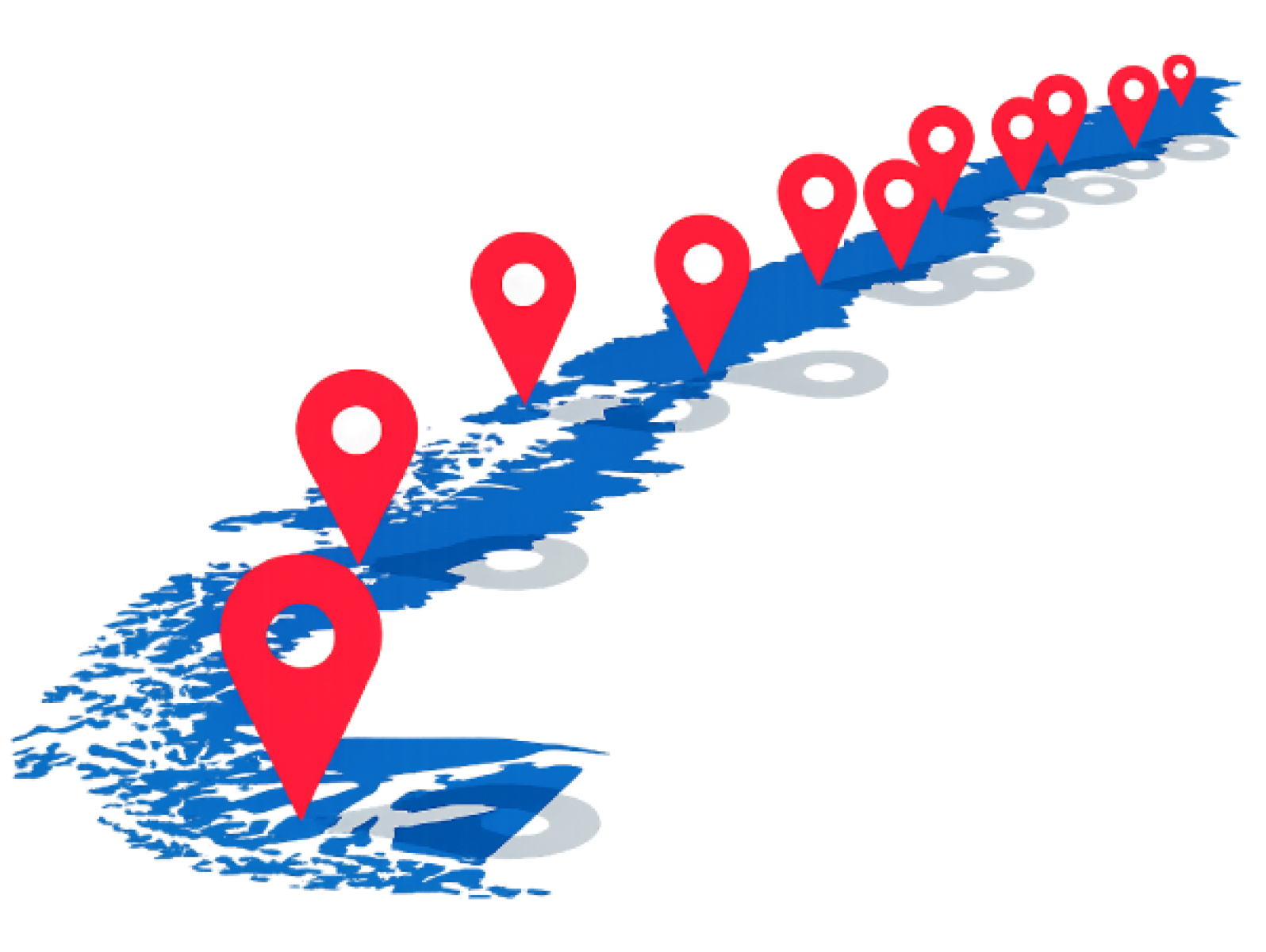 Mapa de chile con puntos de referencia