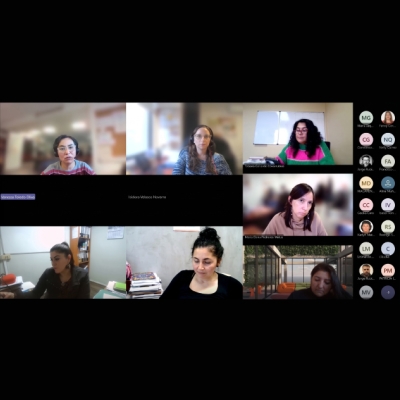 Personas conectadas a una reunión online